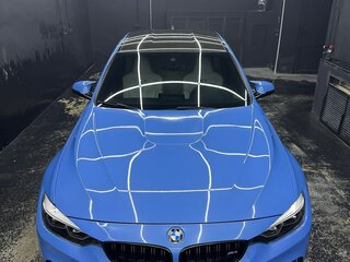 2016 BMW M3 V (F80), голубой, 5500000 рублей, вид 2