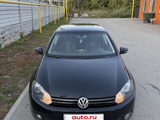 2012 Volkswagen Golf VI, чёрный, 830000 рублей, вид 3