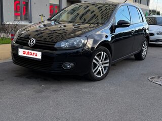 2012 Volkswagen Golf VI, чёрный, 840000 рублей, вид 1