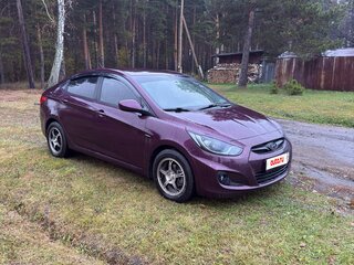 2013 Hyundai Solaris I, фиолетовый, 850000 рублей, вид 4
