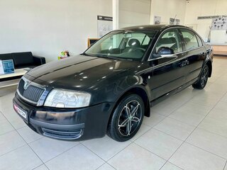 2007 Skoda Superb I Рестайлинг, синий, 469900 рублей, вид 2