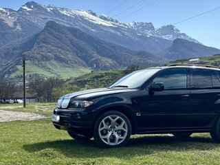 2005 BMW X5 4.4i I (E53) Рестайлинг, чёрный, 1450000 рублей, вид 1