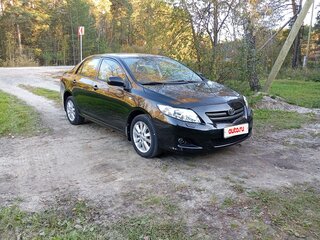 2008 Toyota Corolla AMT X (E140, E150), чёрный, 950000 рублей, вид 2