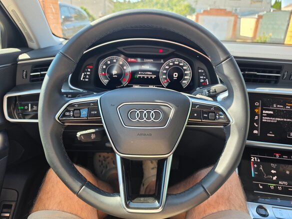 2021 Audi A6 45 TFSI V (C8), серый - вид 11