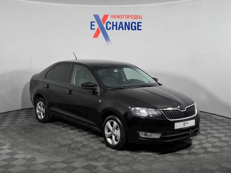 2014 Skoda Rapid I, чёрный, 539000 рублей, вид 3