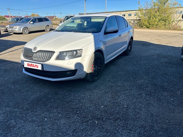 2014 Skoda Octavia III (A7), белый, 1370000 рублей