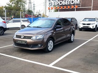 2014 Volkswagen Polo V, коричневый, 1099000 рублей, вид 3