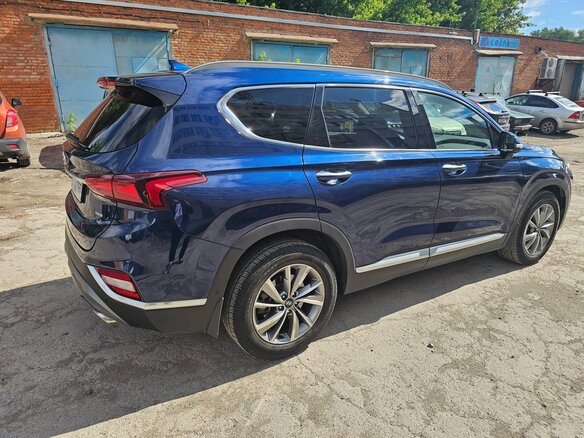 2019 Hyundai Santa Fe IV, синий - вид 5
