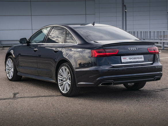 2016 Audi A6 IV (C7) Рестайлинг, синий, 2397000 рублей - вид 6