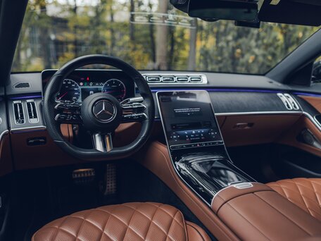 2022 Mercedes-Benz S-Класс 400 d 4MATIC VII (W223), чёрный, 11499000 рублей, вид 4