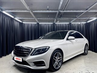 2014 Mercedes-Benz S-Класс 500 Long VI (W222, C217), белый, 2595000 рублей, вид 1