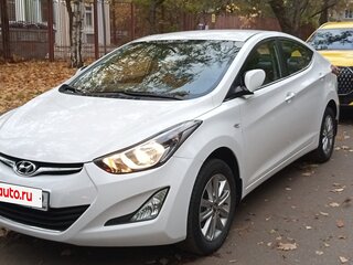 2014 Hyundai Elantra V (MD) Рестайлинг, белый, 1240900 рублей, вид 4
