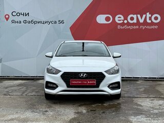2019 Hyundai Solaris II, белый, 1150000 рублей, вид 2