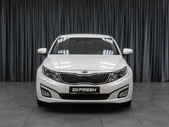 2014 Kia Optima III Рестайлинг, белый, 1259000 рублей - вид 2