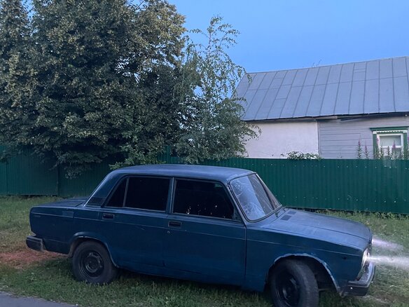 2001 Lada (ВАЗ) 2107, синий, 75000 рублей