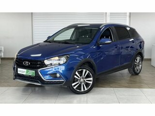 2021 Lada (ВАЗ) Vesta SW Cross I, синий, 1439000 рублей, вид 2