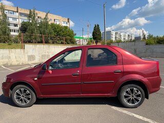 2010 Renault Logan I Рестайлинг, красный, 360000 рублей, вид 4