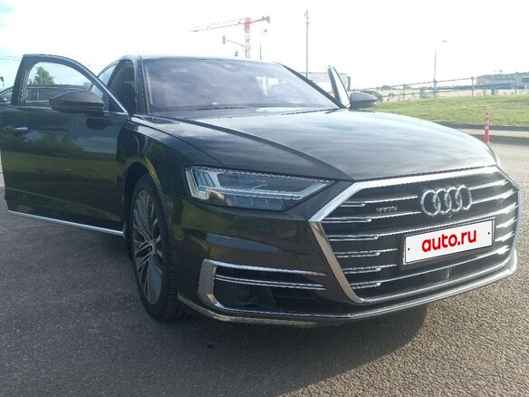 2019 Audi A8 Long 45 TDI IV (D5), чёрный, 5050000 рублей - вид 6