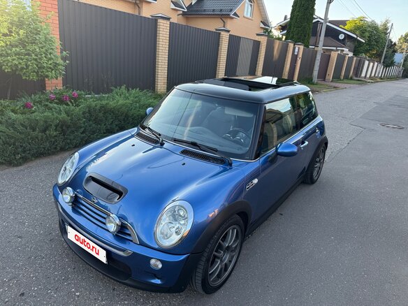 2003 Mini Hatch Cooper S I (R50), синий, 1100000 рублей