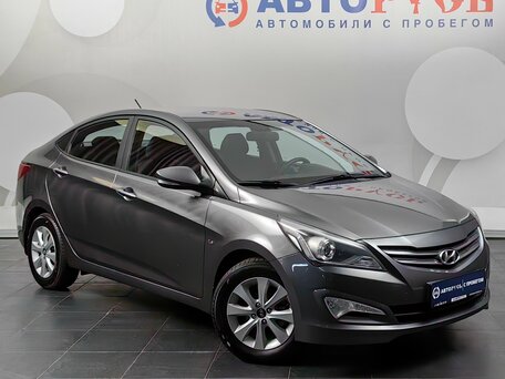 2016 Hyundai Solaris I Рестайлинг, серый, 1099000 рублей, вид 1