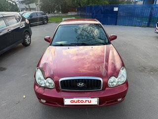 2004 Hyundai Sonata ТагАЗ IV (EF) Рестайлинг, красный, 210000 рублей, вид 2