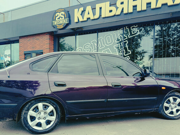 2006 Hyundai Elantra III (XD2) Рестайлинг, пурпурный - вид 2