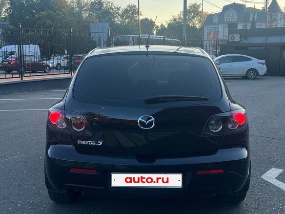 2007 Mazda 3 I (BK) Рестайлинг, чёрный - вид 5