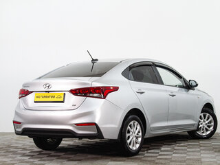 2017 Hyundai Solaris II, серебристый, 1379000 рублей, вид 4