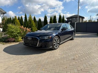 2024 Audi A8 Long 55 TFSI IV (D5) Рестайлинг, синий, 6500000 рублей, вид 2