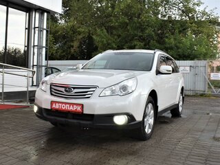 2010 Subaru Outback IV, белый, 949000 рублей, вид 4
