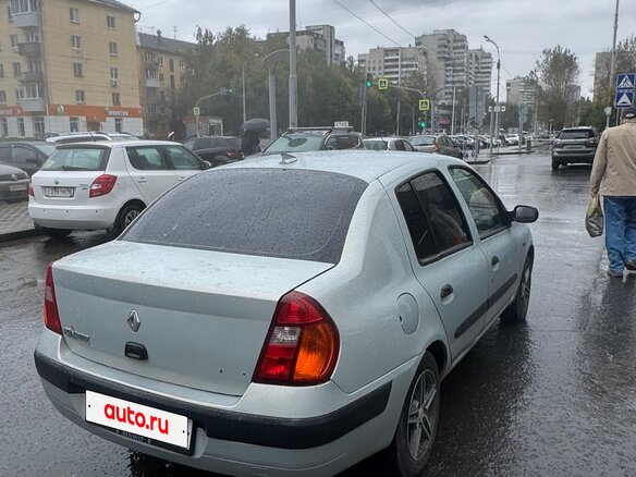 2002 Renault Symbol I Рестайлинг, голубой, 185000 рублей - вид 3