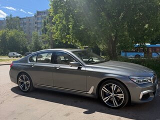 2018 BMW 7 серии 750d xDrive VI (G11/G12), серый, 3800000 рублей, вид 4