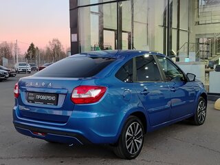 2021 Lada (ВАЗ) Granta I Рестайлинг, синий, 744000 рублей, вид 5