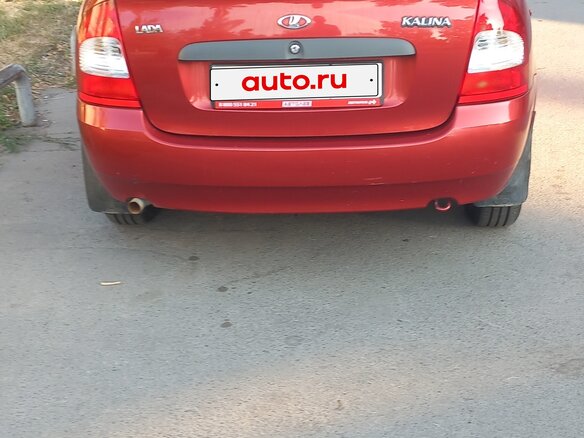 2006 Lada (ВАЗ) Kalina I, красный, 400000 рублей - вид 5