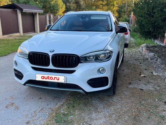 2015 BMW X6 35i II (F16), белый - вид 5