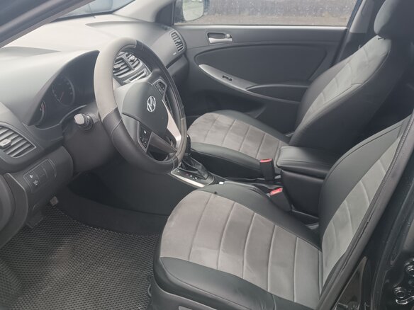 2014 Hyundai Solaris I Рестайлинг, чёрный, 780000 рублей - вид 6