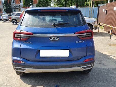 2021 Chery Tiggo 4 I Рестайлинг, синий, 1050000 рублей, вид 4