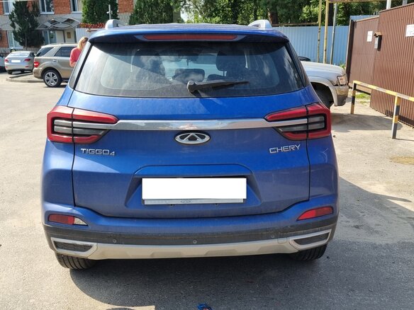 2021 Chery Tiggo 4 I Рестайлинг, синий, 942000 рублей - вид 9