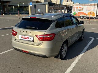 2017 Lada (ВАЗ) Vesta SW I, серый, 810000 рублей, вид 4