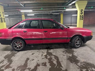 1991 Audi 80 IV (B3), красный, 125000 рублей, вид 3
