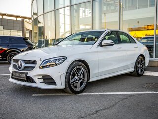 2018 Mercedes-Benz C-Класс 180 IV (W205) Рестайлинг, белый, 2828000 рублей, вид 3