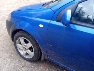 2005 Chevrolet Aveo I, синий, 410000 рублей, вид 2