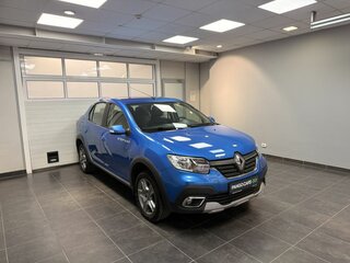 2019 Renault Logan Stepway II Рестайлинг, голубой, 1290000 рублей, вид 3