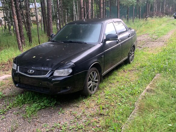 2016 Lada (ВАЗ) Priora I Рестайлинг, чёрный