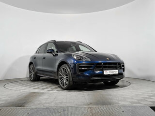 2019 Porsche Macan S I Рестайлинг, синий, 5200000 рублей, вид 3