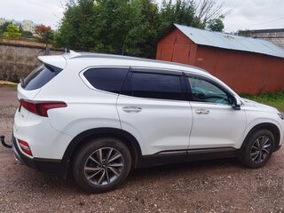 2019 Hyundai Santa Fe IV, белый, 3500000 рублей, вид 4