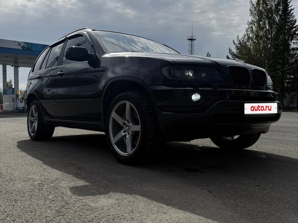 2003 BMW X5 3.0i I (E53), чёрный, 890000 рублей - вид 1