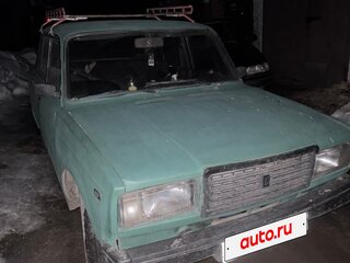 1998 Lada (ВАЗ) 2107, зелёный, 100000 рублей, вид 1
