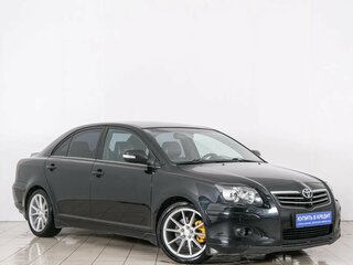 2008 Toyota Avensis II Рестайлинг, чёрный, 899000 рублей, вид 1