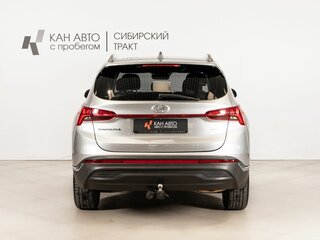 2021 Hyundai Santa Fe IV Рестайлинг, серебристый, 2867000 рублей, вид 4